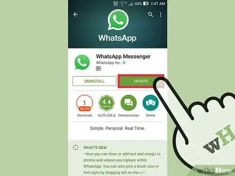 Imagen titulada Chat Securely on WhatsApp Step 1