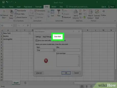 Imagen titulada Create a Drop Down List in Excel Step 15