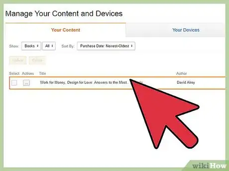 Imagen titulada Delete Books From Kindle Step 11