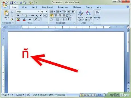 Imagen titulada Write in Spanish on Microsoft Word Step 9