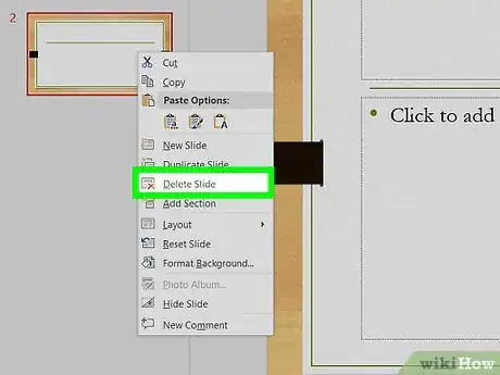 Imagen titulada Delete a Slide in PowerPoint Step 4