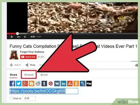 Imagen titulada Embed a YouTube Video Step 2