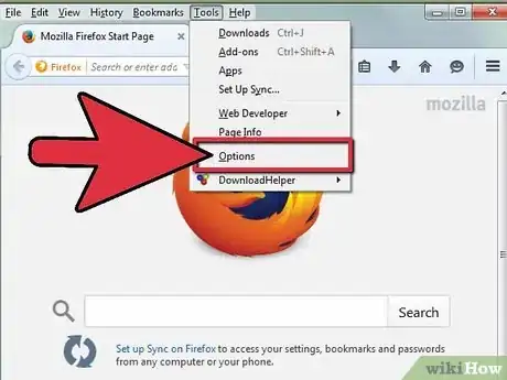 Imagen titulada Clear the Cache in Firefox Step 2