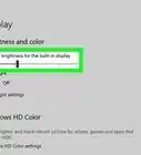 ajustar el brillo de pantalla en Windows 10