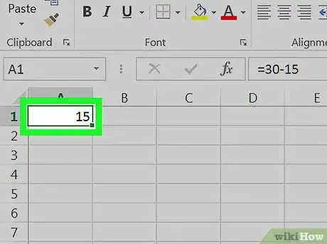 Imagen titulada Subtract in Excel Step 17