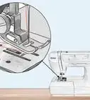 colocar el hilo en una máquina de coser Kenmore