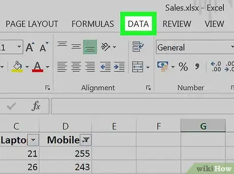 Imagen titulada Clear Filters in Excel Step 7