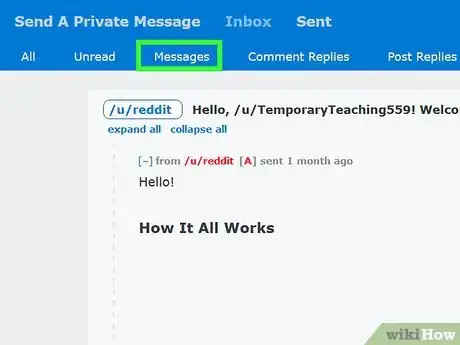 Imagen titulada Send Messages on Reddit Step 6