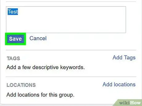 Imagen titulada Edit a Group Description on Facebook on a PC or Mac Step 7