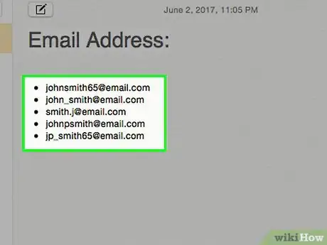 Imagen titulada Choose an Email Address Step 1