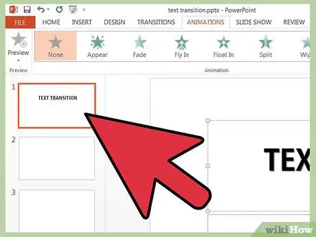 Imagen titulada Add Text Transitions in Powerpoint Step 3