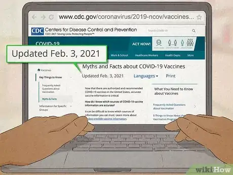 Imagen titulada Find Reliable Information About the COVID Vaccine Step 5