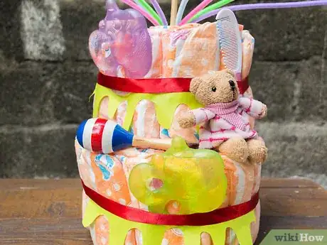 Imagen titulada Make a Diaper Cake without Rolling Step 14