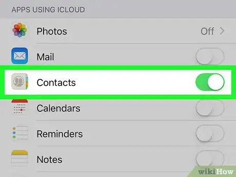 Imagen titulada Sync iPhone Contacts to iCloud Step 4