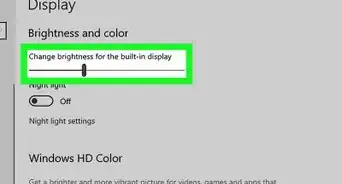 ajustar el brillo de pantalla en Windows 10