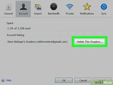 Imagen titulada Log Out on Dropbox on PC or Mac Step 8