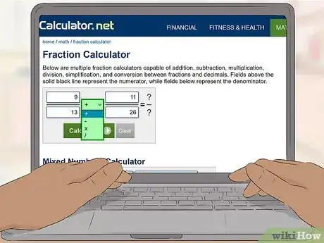 Imagen titulada Write Fractions on a Calculator Step 16