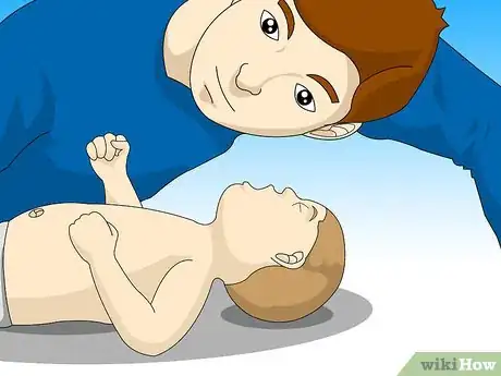 Imagen titulada Do First Aid on a Choking Baby Step 13