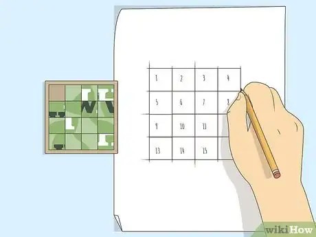 Imagen titulada Solve Slide Puzzles Step 1