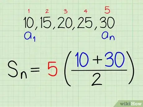 Imagen titulada Find the Sum of an Arithmetic Sequence Step 5