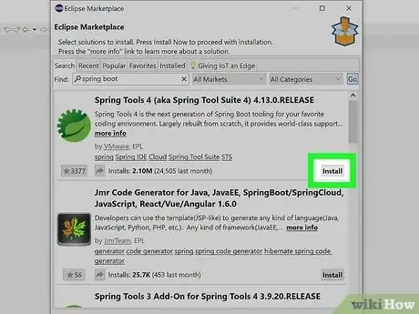 Imagen titulada Install Spring Boot in Eclipse Step 6