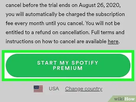 Imagen titulada Get a Free Trial of Spotify Premium Step 16