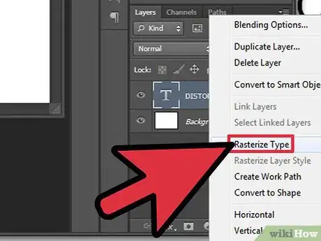 Imagen titulada Distort Text in Photoshop Step 2