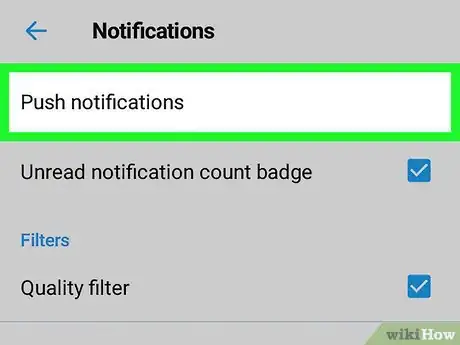 Imagen titulada Get Push Notifications for a Users Tweets on Twitter for Android App Step 6