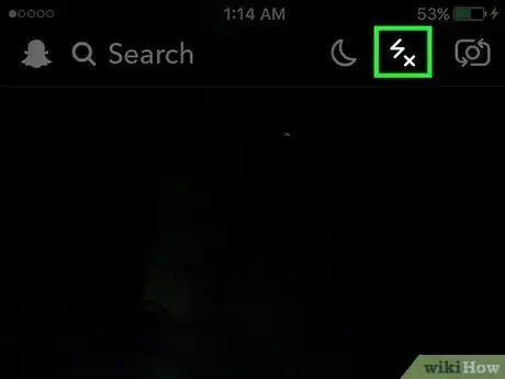 Imagen titulada Turn on Flash on Snapchat Step 2