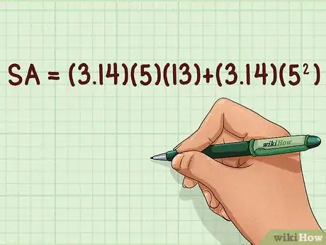 Imagen titulada Find the Surface Area of Cones Step 12