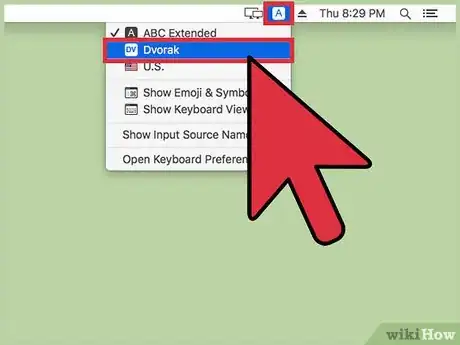 Imagen titulada Switch to a Dvorak Keyboard Layout Step 4