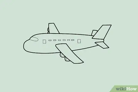 Imagen titulada Draw an Airplane Step 7