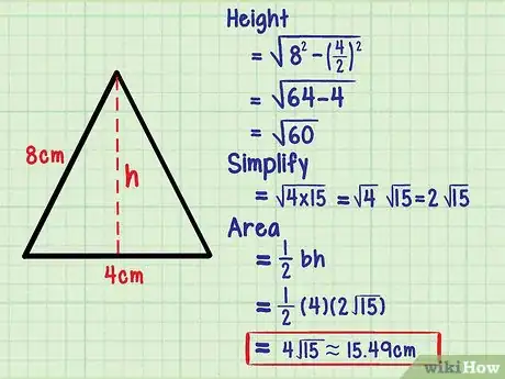 Imagen titulada Find the Area of an Isosceles Triangle Step 10