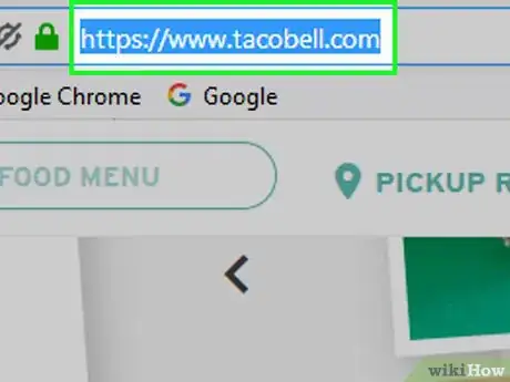 Imagen titulada Order Taco Bell Online Step 1