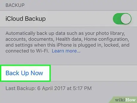 Imagen titulada Manually Back up Your iPhone to iCloud Step 11