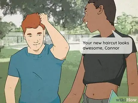 Imagen titulada Compliment a Guy's Haircut Step 1