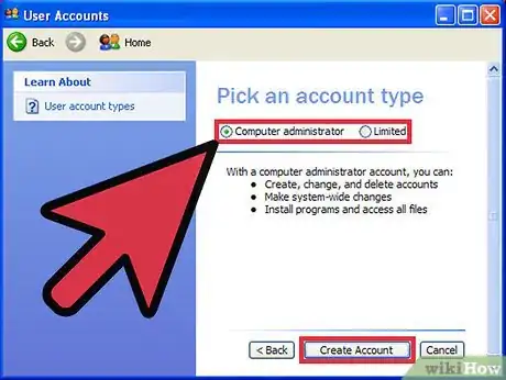 Imagen titulada Create a New User Account in Windows XP Step 6