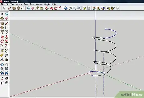 Imagen titulada Make a Spring in SketchUp Step 12Bullet1