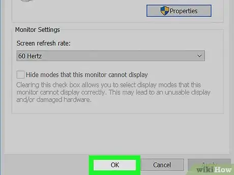 Imagen titulada Change a Monitor Refresh Rate on PC or Mac Step 15