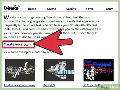 Imagen titulada Create a Wordle Step 2