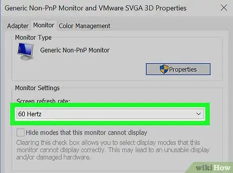 Imagen titulada Change a Monitor Refresh Rate on PC or Mac Step 13