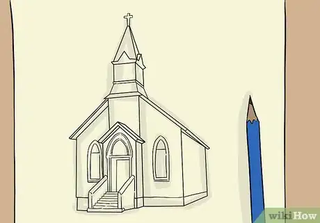 Imagen titulada Draw a Church Step 5