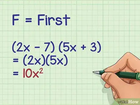 Imagen titulada Multiply Binomials Using the FOIL Method Step 4