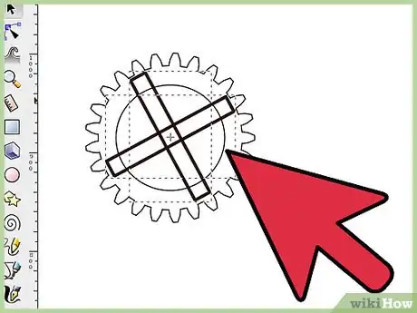 Imagen titulada Draw Gears in Inkscape Step 8