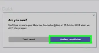 cancelar el servicio de Xbox Live