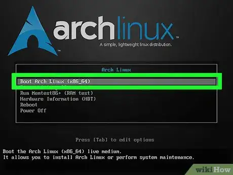 Imagen titulada Install Arch Linux Step 8