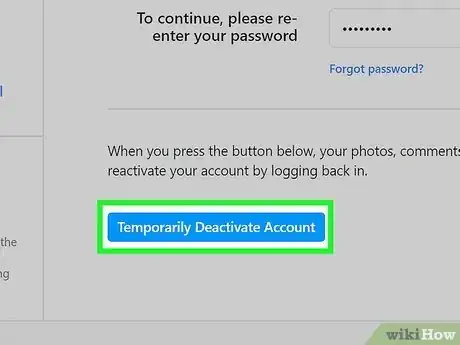 Imagen titulada Temporarily Disable an Instagram Account Step 7