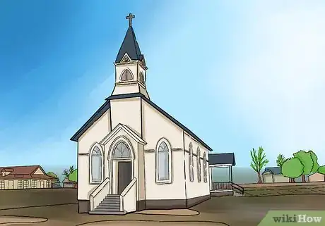 Imagen titulada Draw a Church Step 1