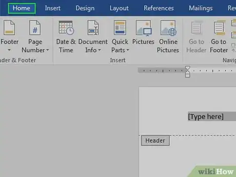 Imagen titulada Add a Header in Microsoft Word Step 11